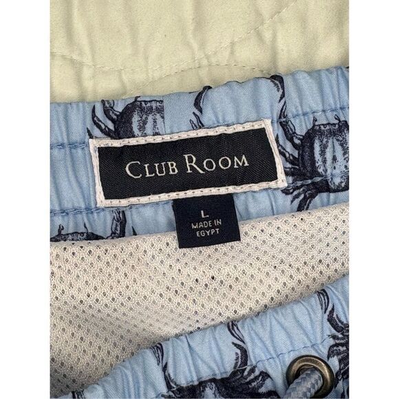 NWT Club Room crab toile printed swim trunks - L - Picture 3 of 9